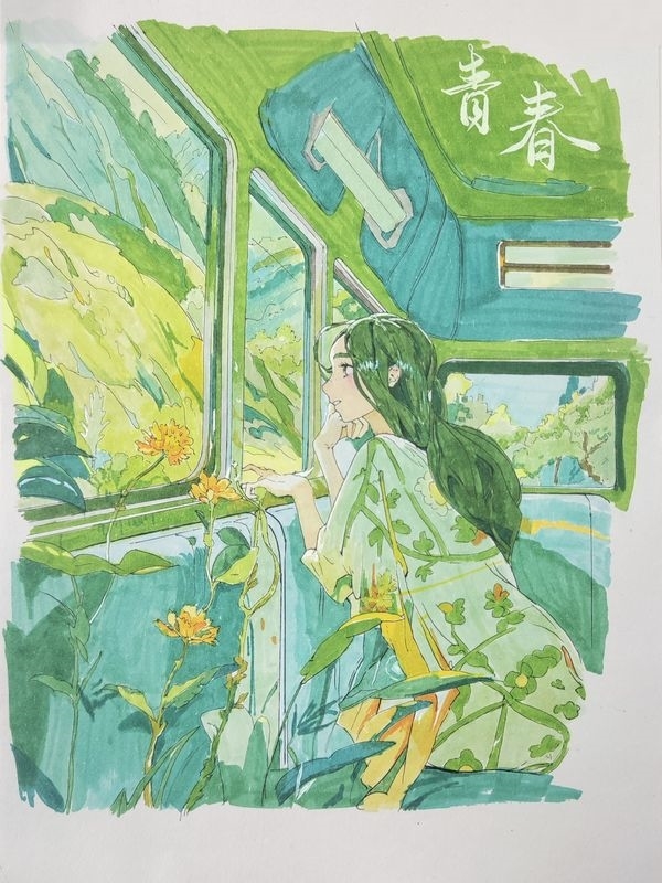 03 2610 王佳硕果  水彩画：《青春·梦想》.jpg